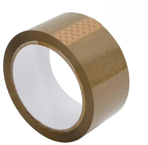 vidaXL Paketklebeband 72 Stk., Klebeband mit starker Haftung, Packband für Versand Umzug Lagerung, Paketband Kleberollen, Braun 48mm x 66m