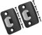 CATIEBYE Metal Door Strike Plate House Door Strike Plate Polished Chrome Finish