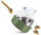 MENASTYL - Set culinaire multi-usages amovible Olive 28cm en aluminium - Ustensile tout-en-un compatible tous feux et lave-vaisselle - Revêtement en céramique - 6020899