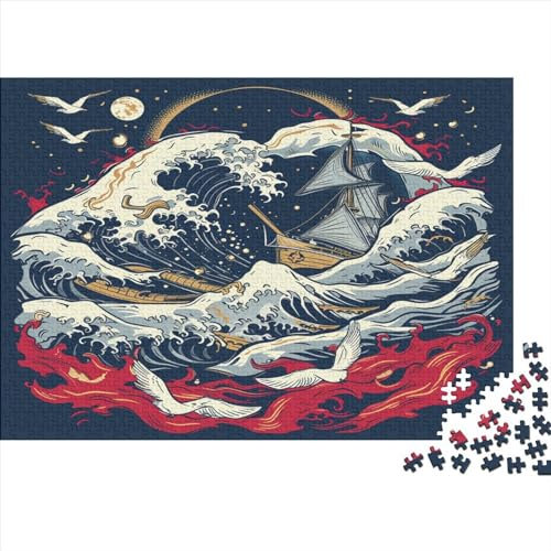 Ozean Wave 1000 Stück Puzzle Für Erwachsene 1000 Stück Puzzle Für Erwachsene-Crazy Süßigkeiten-1000 Stück Puzzle Große Puzzles Kinder Lernspiel Für Die WanddekoRatteion Puzzel 1000pcs (75x5