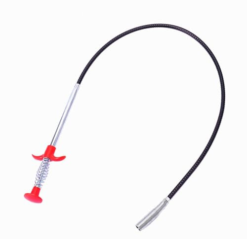 OFFAXE 4 Pieces Claw Pliers Set, Crank Plunger, Pipe Plunger, Unclog Probe, with Grip Hook, Foldable for Sink, Pipe Plunger (1.6m/63in)