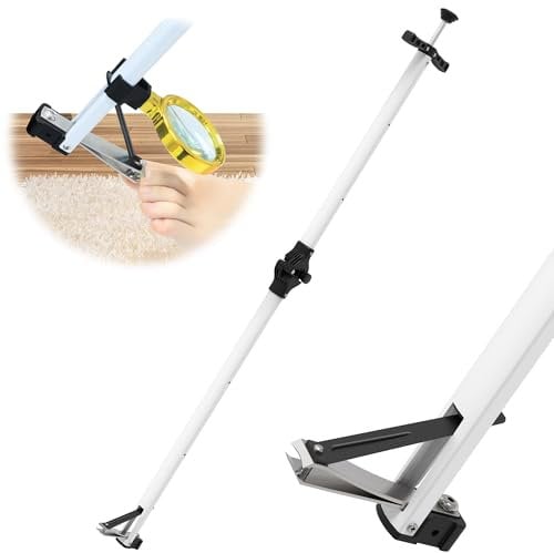XARILK Aluminium Long Handle Toenail Clippers with Magnifying Glass Helps Obese, Elderly, Pregnant Women Without Bending Down to Cut Toenails (60cm,W/Magnifying Glass)