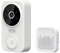 Doorbell Camera Wireless, Visual Video Door Bell Two-way Intercom Security System Home Monitor Visual Intelligent Doorbell Infrared Night Vision,Easy to install(Bianco)