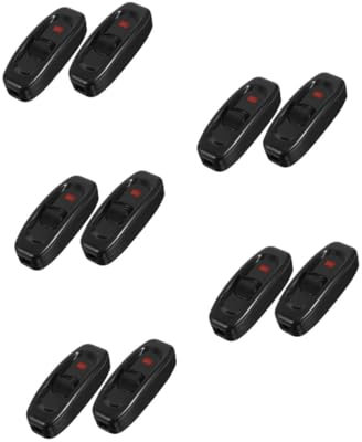 DIYEAH 5 Ensembles Bouton De Chevet Lampe Remplacement De L' De La Lampe Pour Interrupteurs Abdos Black 2 Pièces * 5