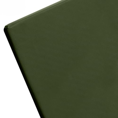 Evimstil 5cm Dicke Wasserfest Sitzkissen Outdoor, Sitzauflage Sitzkissen Bank, rutschfeste Waschbare Bankauflage Bankkissen, Sitzpolster Bank Für Gartenbank Fensterbank Innen,Army Green,180x35cm