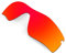 HKUCO Mens Replacement Lenses for Oakley Radar Path Sunglasses Red Polarized