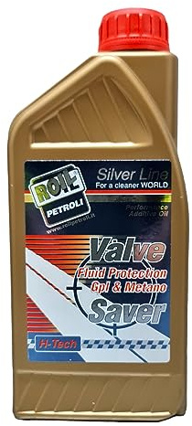 1 Litro di Roil Additivo Valve Saver Eco Green -Nuova Formula Ancora più Efficace di Colore Blu - per la Protezione e Pulizia delle VALVOLE dei Motori con impianto GPL o METANO (1)