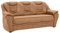 Cavadore 3-Sitzer Bansa mit Federkern / Polstercouch in Leder / 198 x 94 x 95 / Echtleder Hellbraun