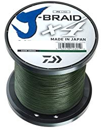 DAIWA J-Braid X4E 0,17mm 8,4kg 2700m Dark Green grün geflochtene Schnur