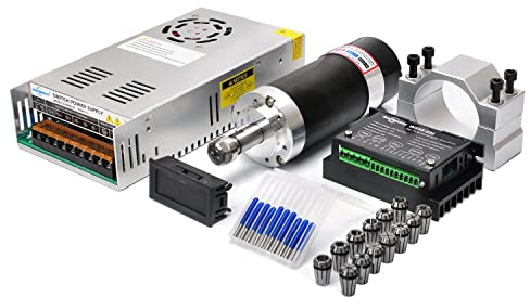 Daedalus Kit Motore Mandrino Brushless CNC, 500w, ER11, 48V DC, 12000RPM