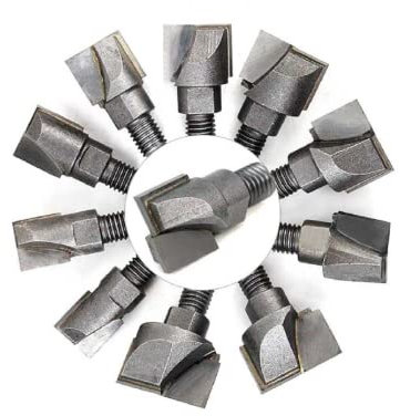 WEKOW 1PCS 16-30mm Carbide Wood Cutter Installation of Mortise Lock Installation Fixture and Door Mortice Lock Jig (20mm)