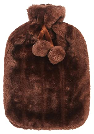 Generic 2L Soft Plush Hot Water Bottle, Relieves Muscle Aches & Menstrual Cramps, Provides Long-Lasting Comfort, Blue, Pink, Purple, White