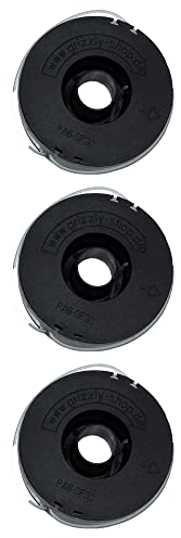 Florabest Strimmer Spool FRT 450 A1, FRT 450 B2, FRT 430, 430/10 Line Spool Set, 9 Pieces, Replacement Spool, Double Line Spool