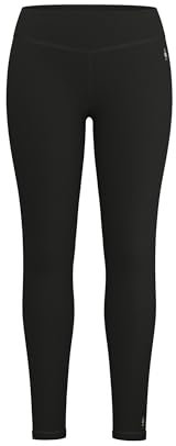 Smartwool Women's Classic Merino Wool Thermal Leggings, Women's Thermal Base Layer Trousers, Ladies Sports Leggings, Lightweight & Breathable Natural Merino Ladies' Clothing - Black, L