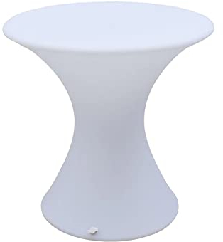 YYUINU LED-Bartisch, Kabellose, Wiederaufladbare LED-Leucht-Cocktailtisch-Möbel, Farbwechselnd, Wasserdicht,60 * 60 * 100CM