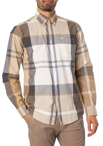 Barbour Herren Harris maßgeschneidertes Hemd, Beige, XL
