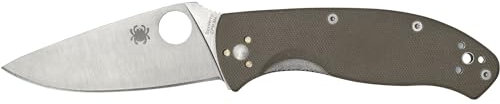 Spyderco Knives Tenacious C122GBNM4P Liner Lock CPM-M4 Steel and Brown G-10 Pocket Knife
