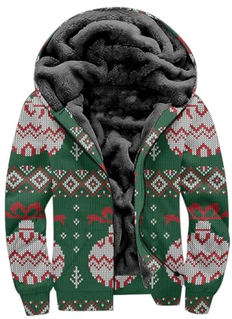hehiy Herren Warme Skijacke Gefütterte Winterjacke Wasserabweisende Funktionsjacke mit Abnehmbarer Kapuzen Bomberjacke Herren Winter Steppjacke Herren GrüN Jagd Herren Winterjacke 4Xl