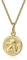 Xaana Colgante de ángel de la guarda de 10 mm, incluye cadena de 36/38 cm, plata de ley 925 chapada en oro AMZ0565, Plata esterlina