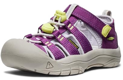 KEEN Unisex-Child Newport H2 Closed Toe Water Sandals, Charisma/Daiquiri Green, 4