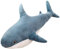 Herfair Plüschtier Wal Hai Großes Kuscheltier Weich Plüsch Spielzeug Umarmungskissen Tier Kissen Dekokissen Bequemes Schlafkissen für Kinder Erwachsene GeburtstagGeschenke (Blau,95cm)