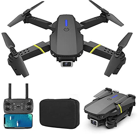 TIANHEY Drone 4K HD Camera E GPS con Video in Diretta Mini Follow Me Droni Remoti per 8-12 Bambini Adulti Telecamera 1080P FPV Facile da Usare per I Principianti in modalità Senza Testa
