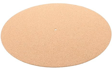 UPKOCH Korkmatte Für Plattenspieler Vinyl-slipmatte Plattenspielermatte Aus Kork Schallplattenmatte Slipmatte Für Plattenspieler