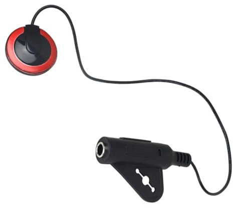 Toyvian Micro Système Pour Guitare Acoustique Mandoline Transducteur Piézo Clair Égaliseur Compact Portable Performance Musicale