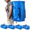 TAILI Blue Heavy Duty Moving Bags,Extra Large Clothing Storage Bags with Sturdy Zipper and Strong Handles,Clothes Storage Bins for Moving Supplies,Camping,Alternative to Boxes(4-Pack)