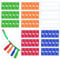 300pcs Cable Labels, Self-Adhesive Cable Markers Waterproof Tear Resistant Wire Labels Cable Tags Stickers Support Handwriting for Computer Room Cable Labels, Network Cable Markers(5 Colours)