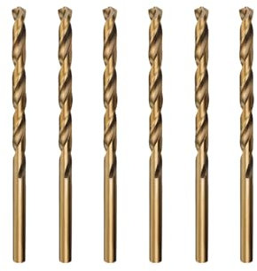 Misuyue 6pcs M35 Foret Cobalt Metal Hélicoïdaux, 2mm HSS Forets Meche Metal Professional pour Inox Alliage Alliage de Haute Température Titane Cuivre Fer