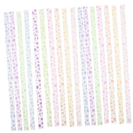 Warmhm 630 Stück Origami Sterne Papierstreifen Fluoreszierende Bastelstreifen Für Diy Faltpapier Leuchtende Sterne in Bunten Farben Leicht Und Handlich Für Kreative Bastelprojekte
