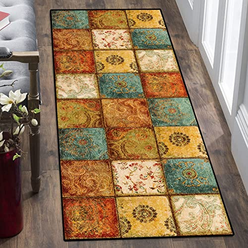 Tappeto extra lungo per corridoio, lavabile in lavatrice, stretto, per pavimenti della cucina e lavanderia