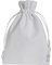 | 5 Samtsäckchen, Größe 30x20 cm, Samtbeutel-Geschenkverpackung, Hochzeit, Adventskalender, Nikolausverpackung, Weihnachtsverpackung (weiss)
