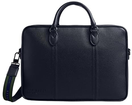 Ted Baker Kaden PU Webbing Document Bag Navy