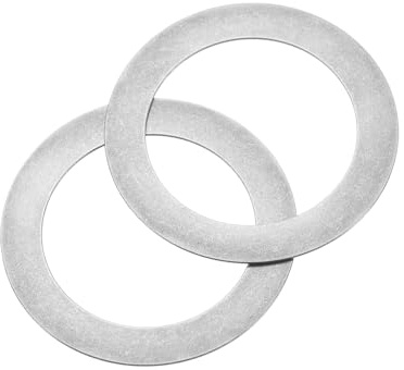QUARKZMAN 20 Stück Runde Unterlegscheiben M30 x 42 x 0.5 mm, 304 Edelstahl Dichtscheiben Silber Beilagscheiben Set, O Ring Flache Dichtungsringe für Schrauben Muttern Gewindestange