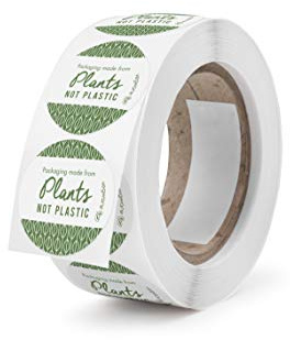 Vegware Round Compostable Sticker, VRST45
