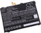 vhbw 1x batería Compatible con Samsung Galaxy Tab SM-T820, S3 9.7 XLTE, S3 9.7, SM-T825N0, SM-T825C, SM-T825 Tablet, Pad (6000 mAh, 3,8 V, Li-Ion)