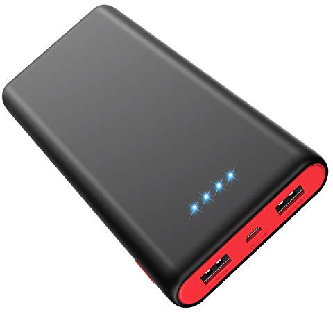 HETP Magnetico Power Bank, 10800mAh Caricabatterie Portatile Wireless PD 20W USB-C Ingresso/Uscita Ricarica Rapida Powerbank con Display LED Compatibile con Magsafe iPhone 16/15/14/13/12 Serie -Rosso