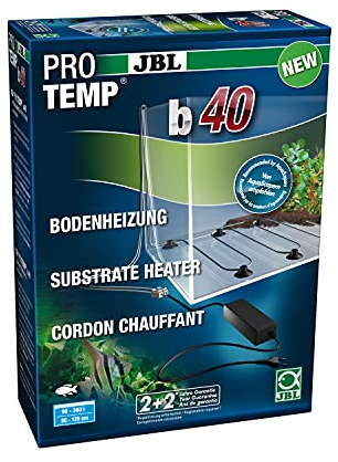 JBL PROTEMP b40 Bodenheizung für Süßwasser-Aquarien, 90-300 l, 40 W