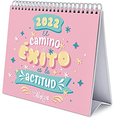 Grupo Erik Tischkalender 2022 - Carouge Kalender 2022 Tischkalender - Tischplaner 2022 Planer 2022, CS22016, Rosa