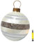 Settoo Palline di Natale Giganti 60 cm - Ornamenti Gonfiabili per Alberi di Natale e Decorazione del Giardino - Personalizzate