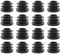 Lot de 16 bouchons à lamelles ronds - Capuchons de protection - En plastique - Diamètre : 20 mm - Ronds