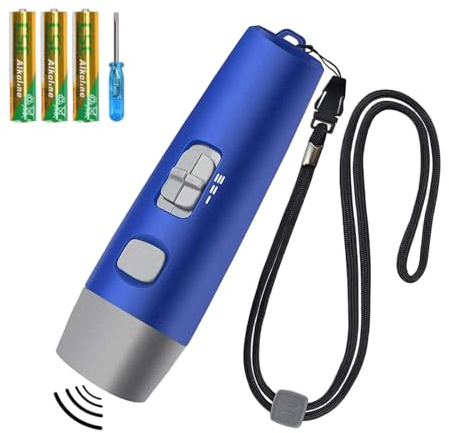 Kensbro Silbato electrónico, Silbato electrónico para árbitro, Silbato Deportivo de Mano Ajustable con Silbato electrónico con 3 volúmenes y 3 Tonos para educación física