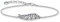 Thomas Sabo Damen Armband Phönix-Flügel mit blauen Steinen silber, 925 Sterlingsilber geschwärzt, Länge: 16-19 cm, A2070-644-1-L19V