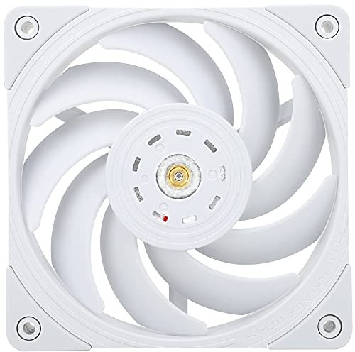 Thermalright TL-B12W - Ventilador de 120 mm, rodamientos S-FDB, control PWM, 2150 rpm, ventilador de presión estática
