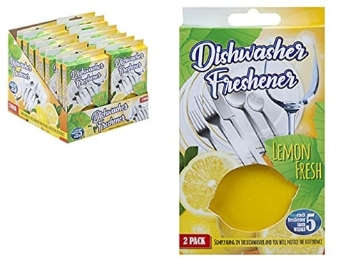 Lot de 2 désodorisants pour lave-vaisselle Parfum citron
