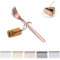 Berglander Fourche à gâteau en or rose 12 pièces, fourchettes à dessert en acier inoxydable placage cuivre titane, fourchettes de fruits, petite fourchette pour maison, restaurant, hôtel, mariage