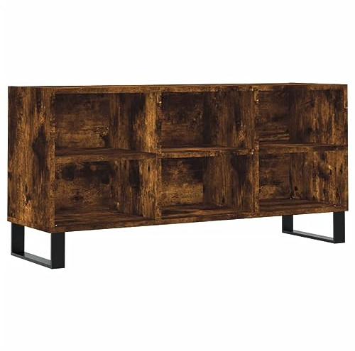 vidaXL TV-Schrank Räuchereiche 103,5x30x50 cm Holzwerkstoff
