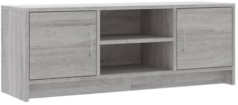 vidaXL Mueble para TV Madera de ingeniería Gris Sonoma 102x30x37,5 cm